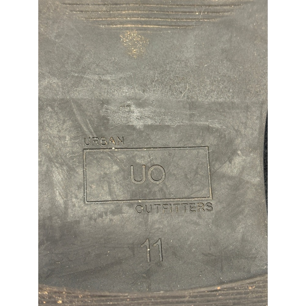 Urban Outfitters Mens Black Velvet Crown Embroidered Loafers Smoking Shoes 11 - Picture 11 of 11